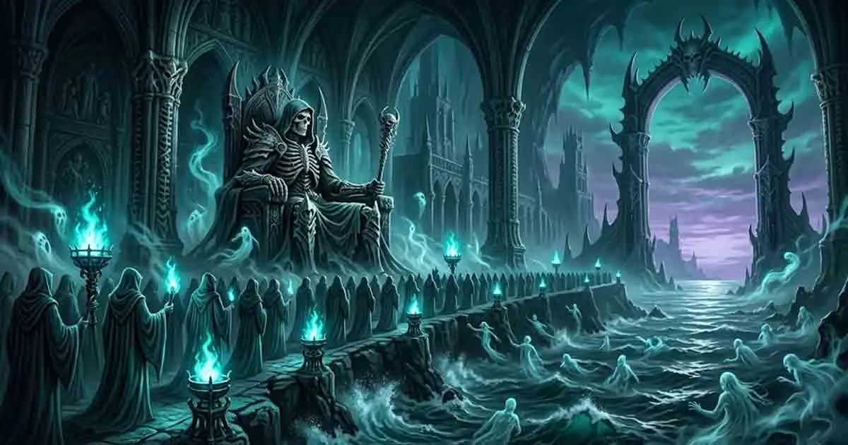 court of the dead mourners call artwork