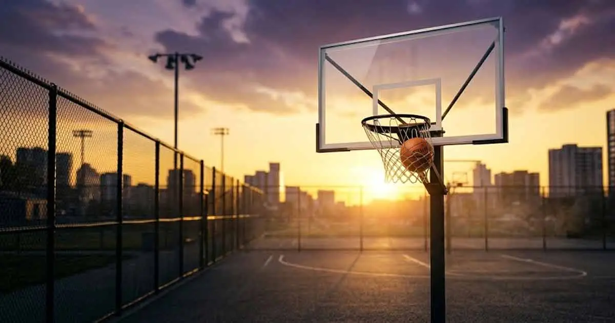 how tall is a basketball hoop