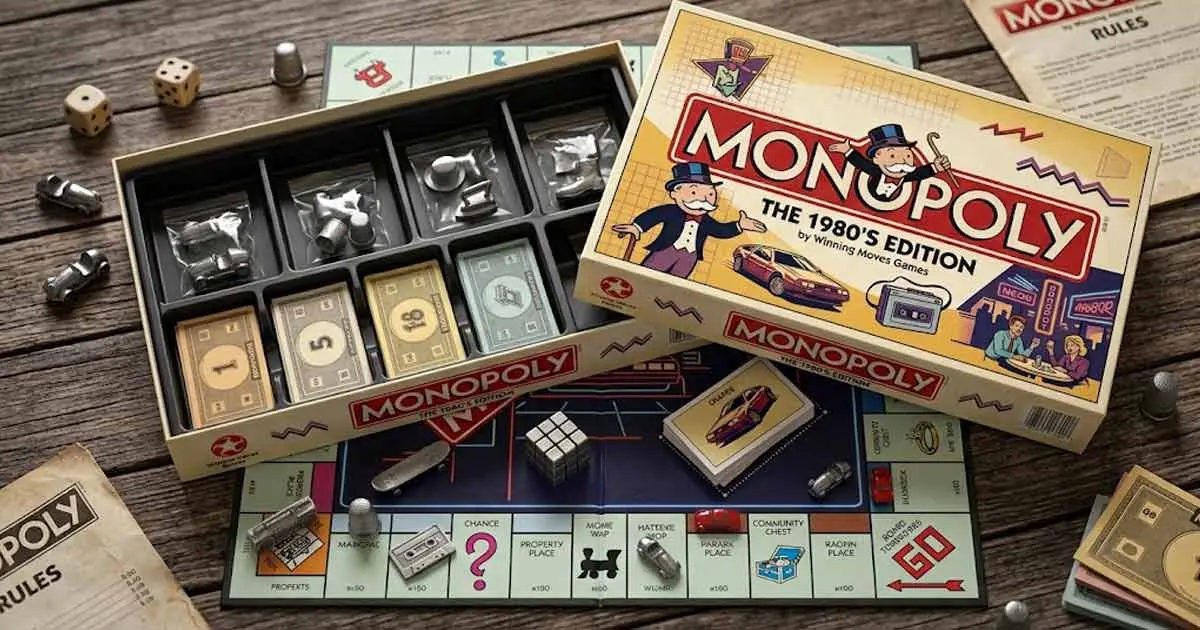Monopoly 1980's Edition Original Artwork