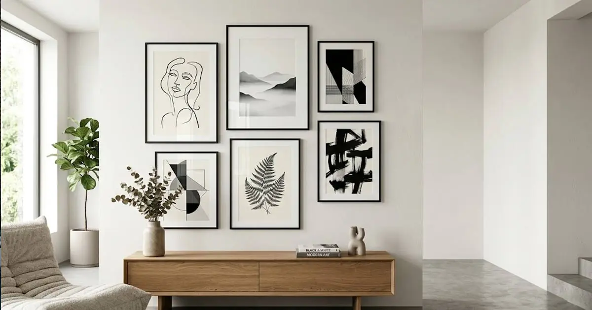 black and white artwork prints