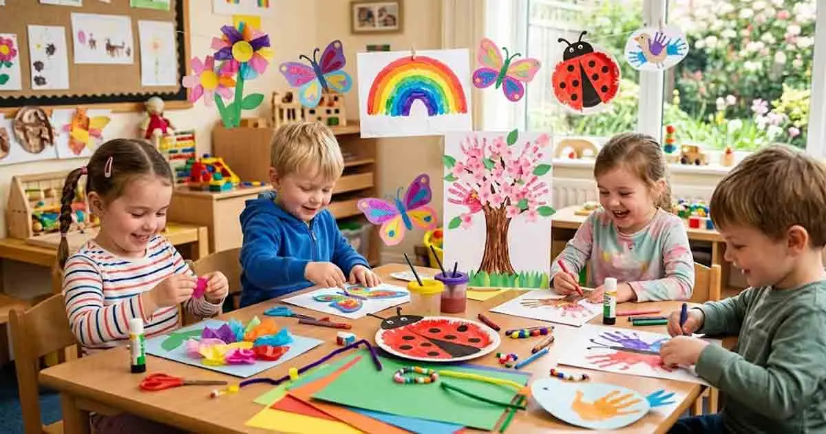 preschool crafts ideas for spring