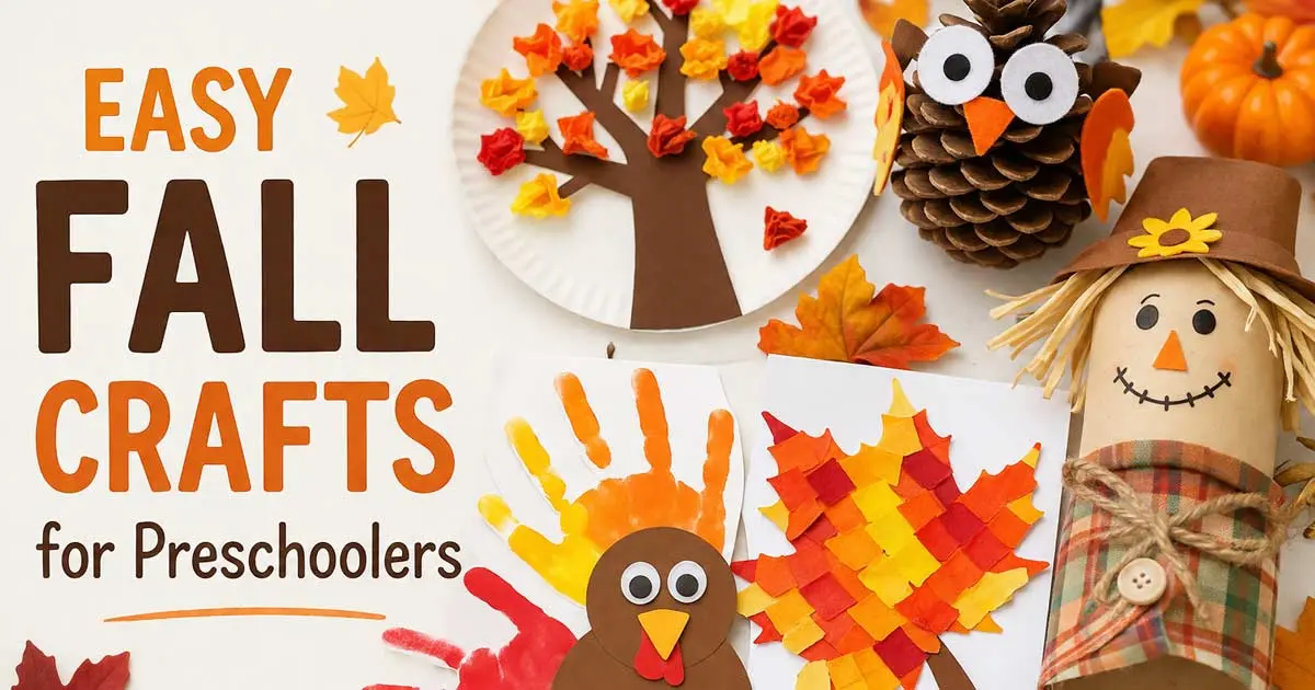 easy fall crafts for preschoolers