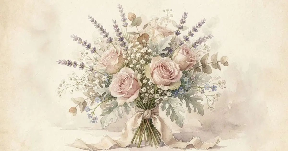 how to memoralize flowers painting