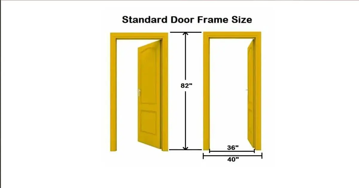 how tall is a door frame